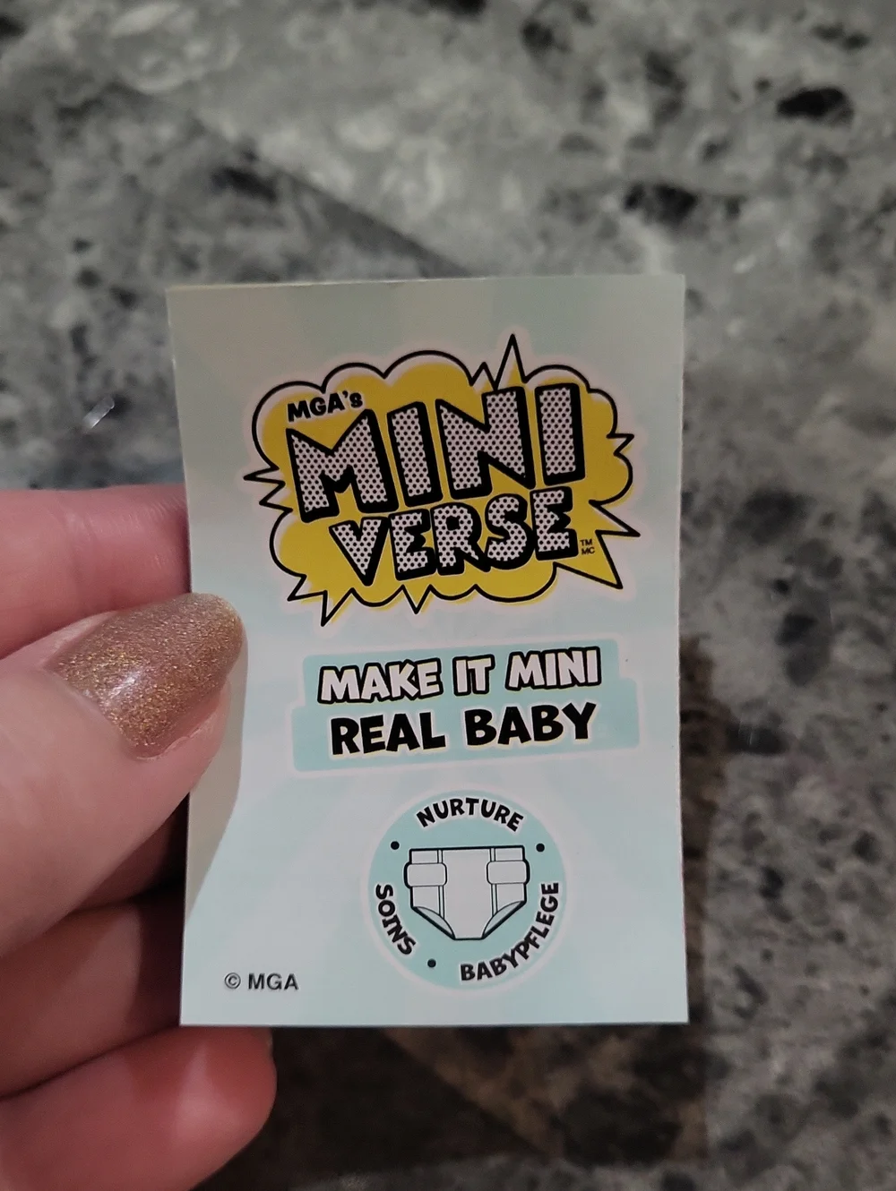 Miniverse Make It Mini Real Baby Diaper Change Bundle